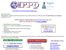 Tablet Screenshot of ifpo.net